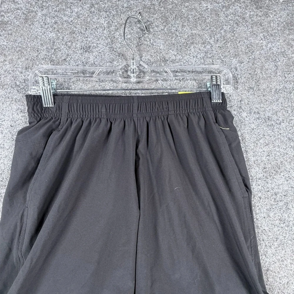 All In Motion Athletic Shorts Girls L(10/12) Black Stretch Elastic Waist Running